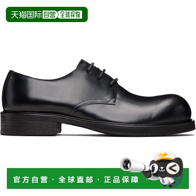 香港直邮Acne Studios 艾克妮 男士 黑色 Lace-Up Leather 德比鞋
