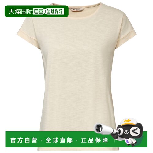 1h可退 欧洲直邮VAUDE 女士户外T恤 1166934ECRU CO 米白色