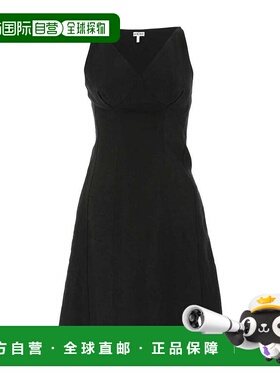 香港直发LOEWE罗意威女士黑色无袖连衣裙时尚潮流简约S540Y09XA1