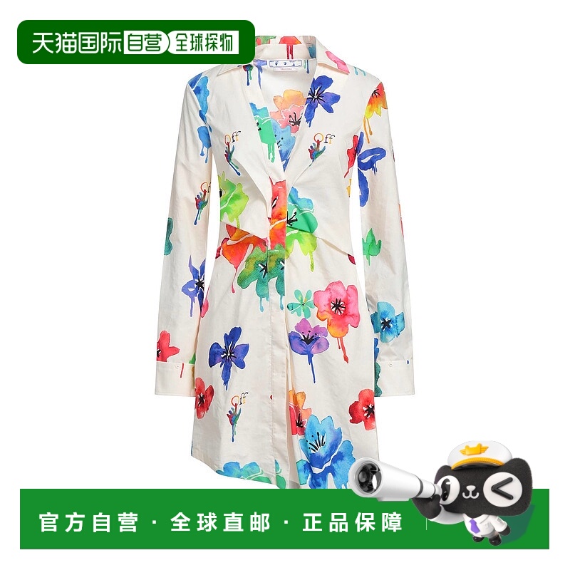 1h可退 香港直邮Off-white 女士 短款连衣裙 beige米色 舒适时尚