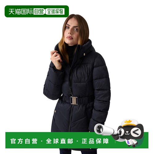 1h可退 欧洲直邮GUESS 女士羽绒服 W6BL50W4144JBLK AW2026 黑色