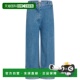 TR0030216 1h可退 腰带环牛仔长裤 女士 blue蓝色 香港直邮Patou