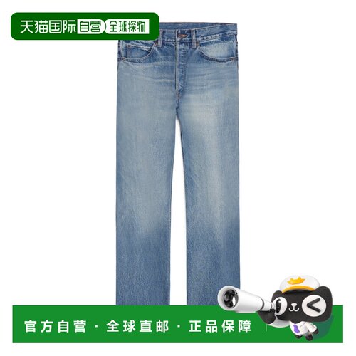 1h可退 香港直邮Celine WESLEY 牛仔裤 2N785930F.直筒裤