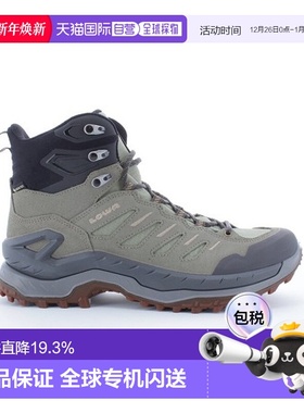 自营欧洲直邮LOWA INNOVO GTX MID男士春绿色防水科技面料登山鞋