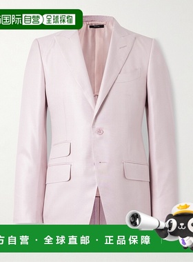 香港直邮Tom Ford 汤姆 福特 男士 O'Connor 斜纹丝绸西装外套 JH