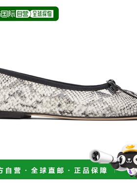 1h可退 香港直邮ANINE BING 女士 白色 & 黑色 Jamie 芭蕾鞋 A141