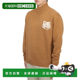 1h可退 香港直邮MAISON KITSUNE 男士 高领针织毛衣 NM00807KM032