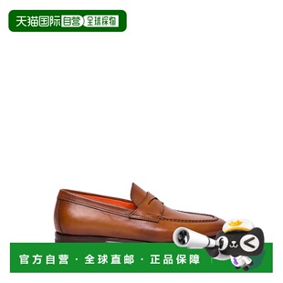 欧洲直邮SANTONI 男士休闲鞋MCN18007SA4BSLFC45一脚蹬乐福鞋