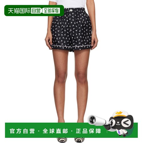 1h可退 香港直邮Moschino 莫斯奇诺 女士 黑色 All Over Small Go