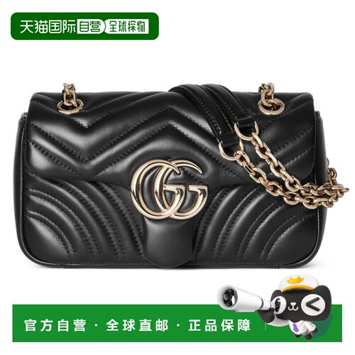 1h可退 香港直邮Gucci 古驰 女士 GG Marmont系列小号肩背包 8372