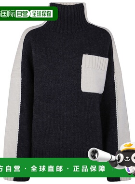 1h可退 香港直邮J.W. Anderson 女士 贴袋高领毛衣 KW1402YN0367