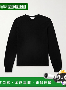 1h可退 香港直邮The Row 男士 Rowley 毛衣 920Y751 black黑色 舒