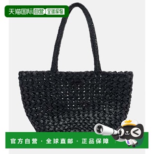 香港直邮The Estelle 女士 中号拉菲草编织手提包单肩包 Row