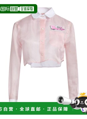 香港直邮Thom Browne 汤姆 布朗 女士 Blouses 真丝衬衫