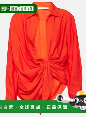 香港直邮Jacquemus 女士 La Chemise Bahia 褶皱衬衫