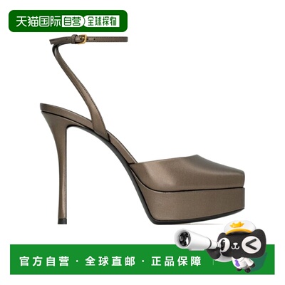 1h可退 香港直邮Saint Laurent LA SCANDALE高跟凉鞋 8397030NL00