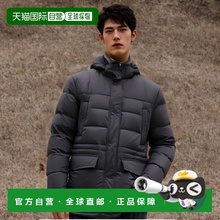 香港直邮Paul & Shark 藏蓝色拉链绗缝羽绒服 I19P2110高端流