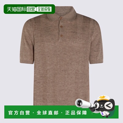 香港直邮Brunello Cucinelli 布内罗 古奇拉利 男士 驼色亚麻Polo