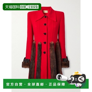 香港直邮valentino detailed 华伦天奴 Bow 皮毛饰 女士 1h可退