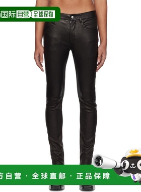 香港直邮rick owens 瑞克 欧文斯 男士 黑色 Temple Tyrone 皮革