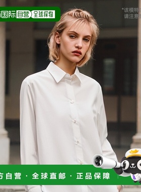 1h可退 香港直邮The Row 女士 长袖衬衫 5652SW247 white白色 舒