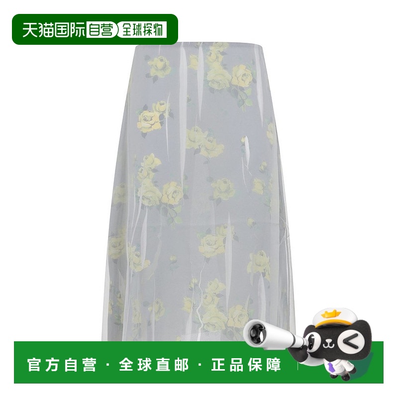 1小时内可退 香港直邮Acne Studios 艾克妮 女士 花卉中长半身裙