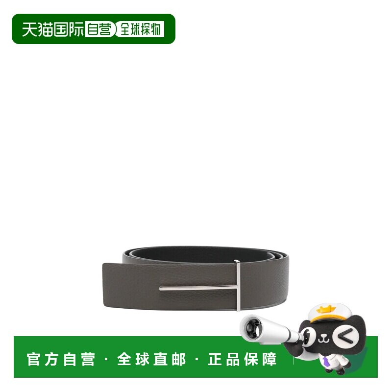 香港直邮TOM FORD 男士腰带 TB331LCL236STNE AW2026 灰色 双面纤