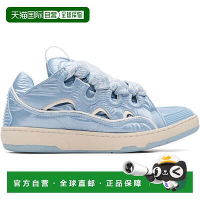 香港直邮Lanvin 朗雯 女士 蓝色 Nylon Curb 运动鞋 FUSKDK12NYLO