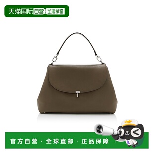 女士 lock 皮革剑桥包 舒适 1h可退 brown棕色 香港直邮TOTÊME