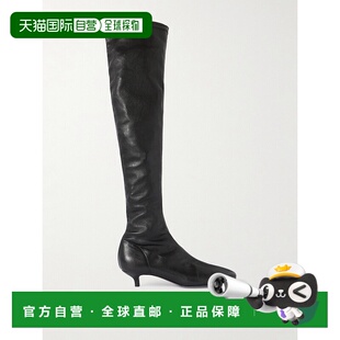 皮质及膝靴子 女士 261WAS0267LE0193女靴长筒靴 toteme 1h可退
