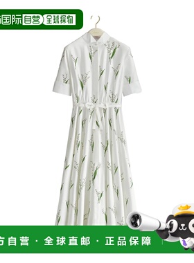 1h可退 香港直邮Dior 中长款喇叭连衣裙 621R02A3C32