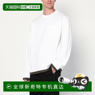 2503795MCO101 1h可退 香港直邮Sacai 男士 白色棉质衬衫