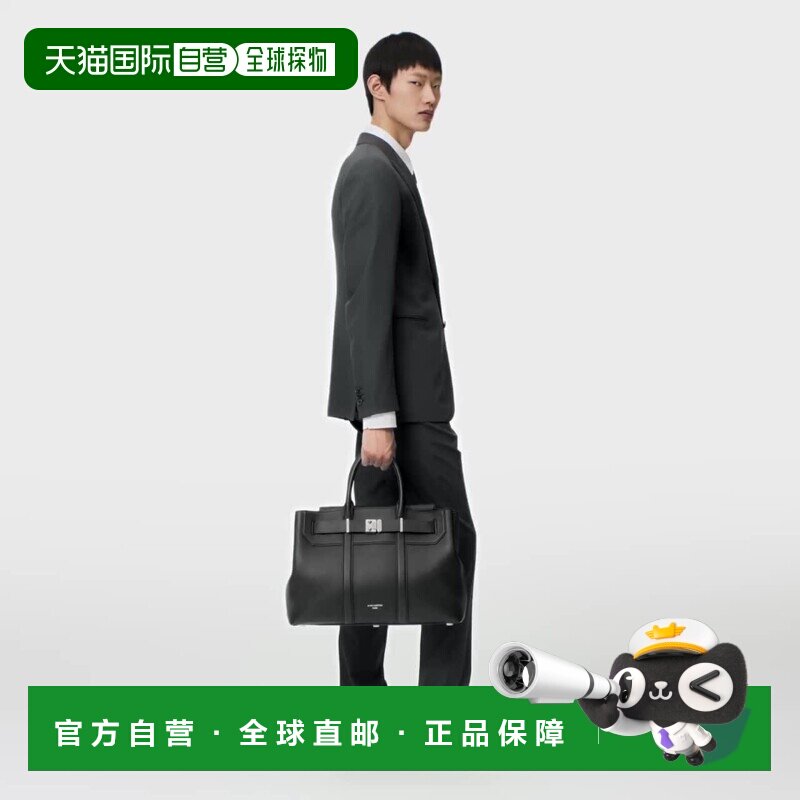 自营1h可退 欧洲直邮LV/路易威登 男士黑色小牛皮手提包正品高级