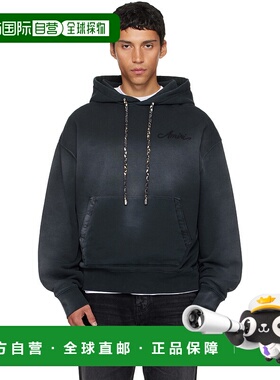 香港直邮AMIRI 男士 黑色 Bleach Bandana 连帽衫 AMJYHD1117卫衣