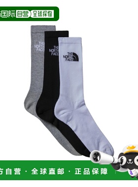 自营欧洲直邮The North Face北面 Multi Sport男女同款运动袜3双