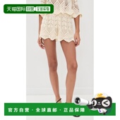 香港直邮ZIMMERMANN 女士 Awaken 1h可退 蕾丝钩花短裤 beige米色