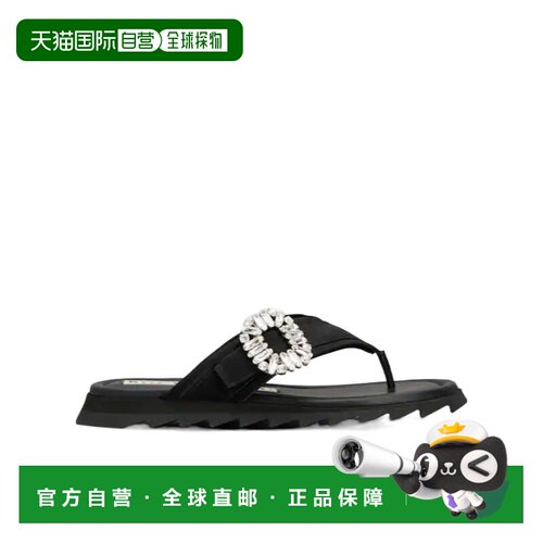 1h可退 Roger Vivier Slidy Viv' 缎布人字拖 RVW83245880RS0凉鞋