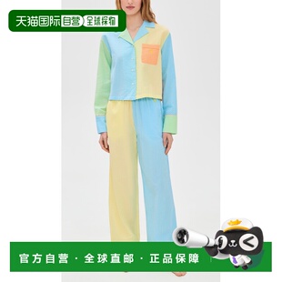 Polo Lauren 拉夫 劳伦 混合绉条纹睡衣 香港直邮Polo 女士 Ralph