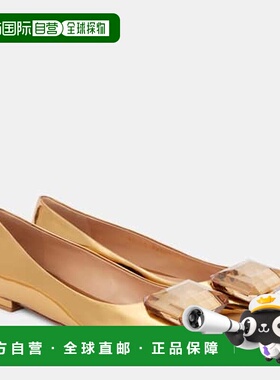 香港直邮Gianvito Rossi 吉安维托 罗西 女士 Jaipur 金属感皮质