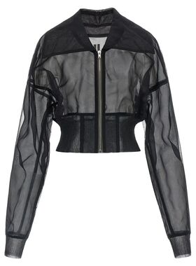 香港直邮rick owens 瑞克 欧文斯 女士 黑色外套 RO01F6780TUS