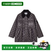 香港直邮GANNI 中长夹克 甘尼 1h可退 女士 Quilt W0964 grey灰色