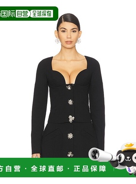 1h可退 香港直邮Blumarine 蓝色情人 女士 绉纱双上衣 A544B031A