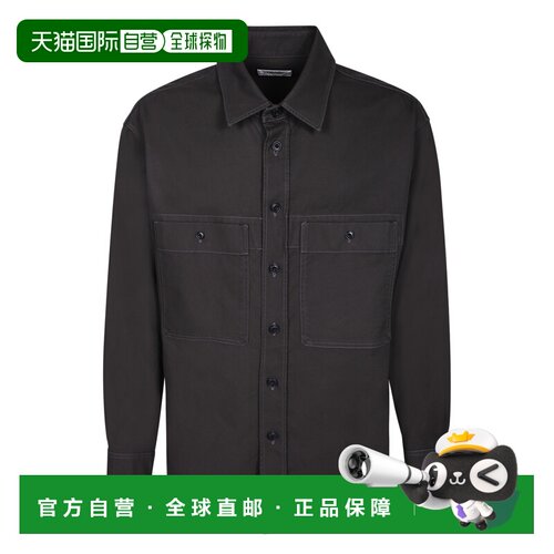 1h可退 香港直邮LEMAIRE 男士衬衫 OV1025LF1452BR495 SS2026 黑