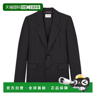 外套 1h可退 条纹羊毛西装 Laurent 857994Y1M11 香港直邮Saint