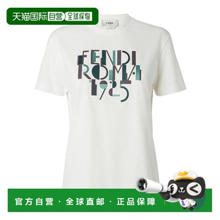 圆领上衣短袖 香港直邮FENDI 女装 Women T恤 25FW