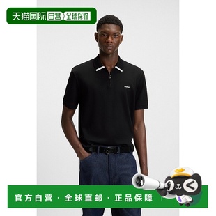 棉质珠地网眼Pol RED带撞色徽标 自营欧洲直邮HUGO BOSS雨果HUGO