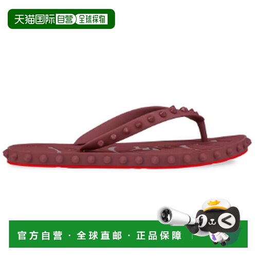 欧洲直邮christian louboutin 男士 凉拖拖鞋