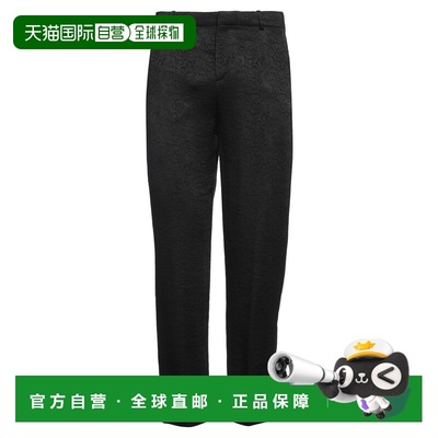 香港直邮Balmain 巴尔曼 男士 休闲长裤 black黑色 舒适时尚