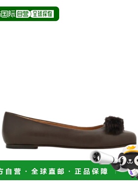1h可退 香港直邮Salvatore Ferragamo Bara芭蕾平底鞋 01K911