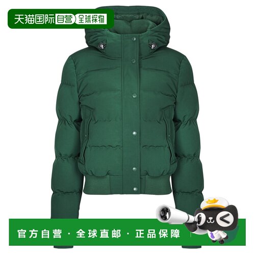 欧洲直邮Superdry 女衣服 羽绒服/棉服 绿色 冬天 BOMBER EVEREST